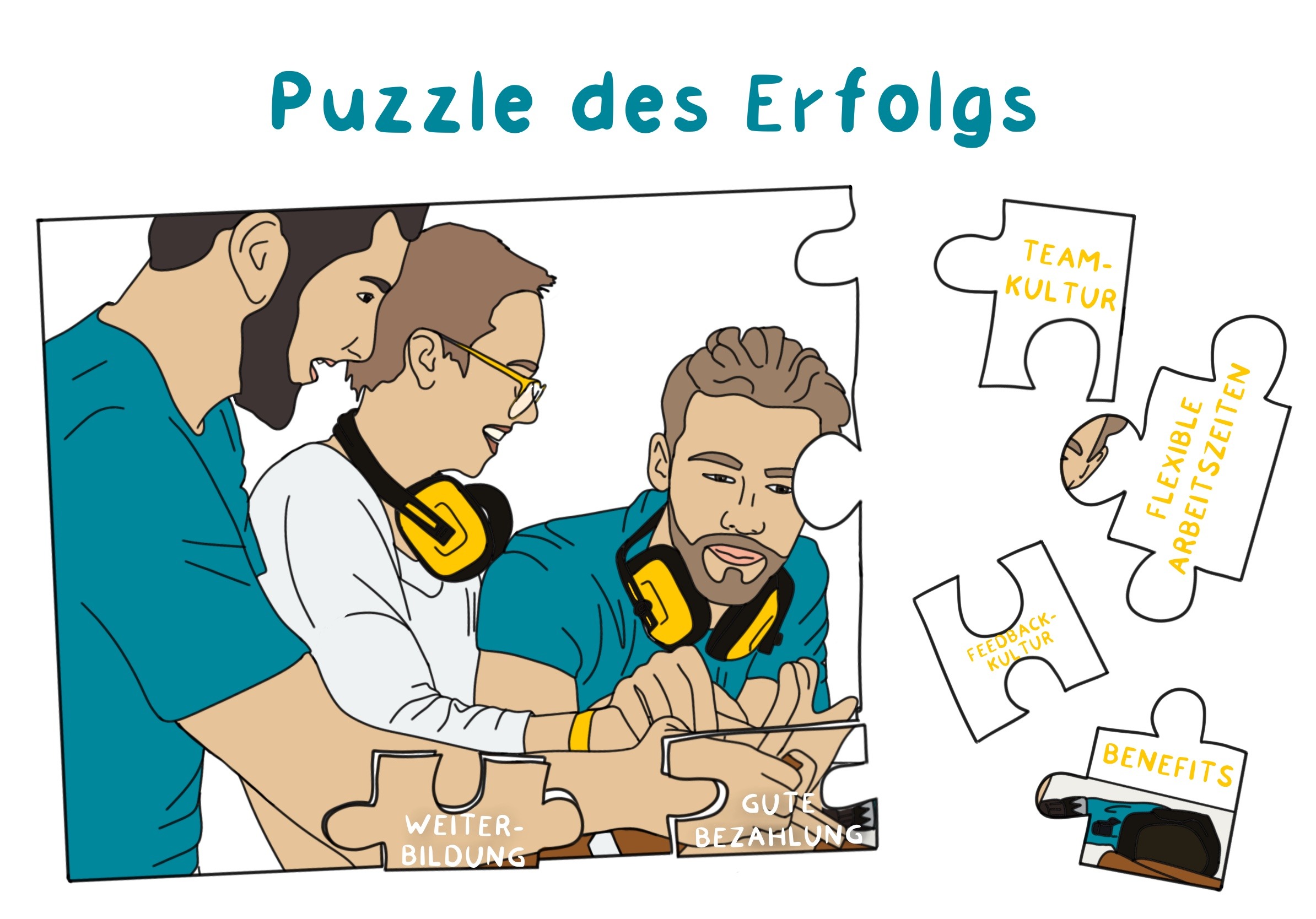 Puzzle des Erfolgs um zum Top Unternehmen zu werden.JPG